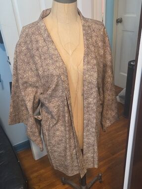 Kimono Jacket in Taupe Floral